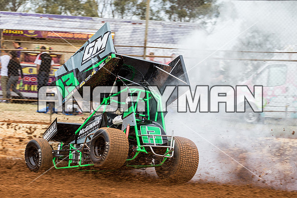 sprintcar 13 T13 Chris Gallagher - 6 - Carrick - 8th Nov 2014-6
