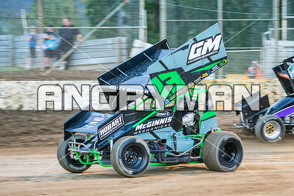 sprintcar 13 T13 Chris Gallagher - 7 - Hobart - 22nd Nov 2014-8