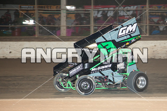 sprintcar 13 T13 Chris Gallagher - 9 - Latrobe - 6th December 2014-14