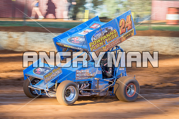 sprintcar 24 t24 brad whitchurch - 11 - Carrick Practice Session - 20th December 2014-15