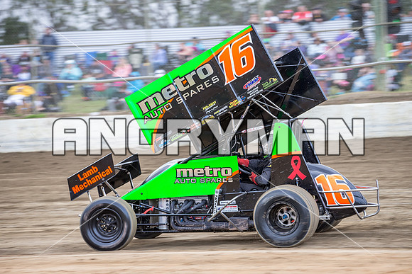 sprintcar 16 t16 Adam Alexander - 9 - Latrobe - 6th December 2014-15