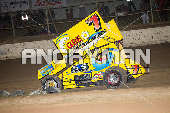 sprintcar 7 t7 tim hutchins - 4 - Latrobe - 25th October 2014-13