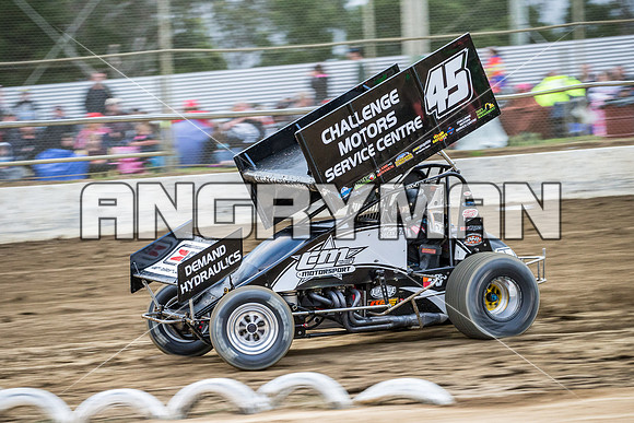 sprintcar 45 t45 Kurt Luttrell - 9 - Latrobe - 6th December 2014-11