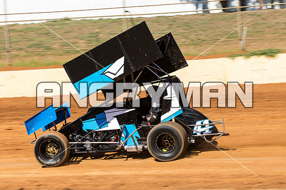 sprintcar 41 t41 damian robins - 1 - Carrick Practice Day - 20th Sep 2014-10