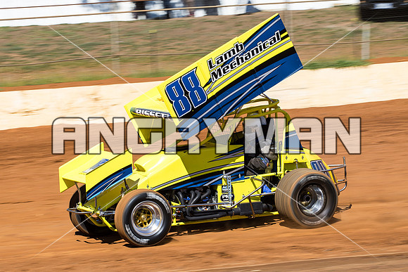 sprintcar 88 t88 Scott Bissett - 1 - Carrick Practice Day - 20th Sep 2014-2