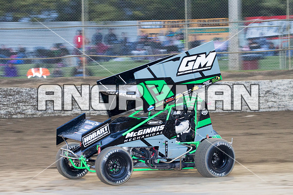 sprintcar 13 T13 Chris Gallagher - 4 - Latrobe - 25th October 2014-7