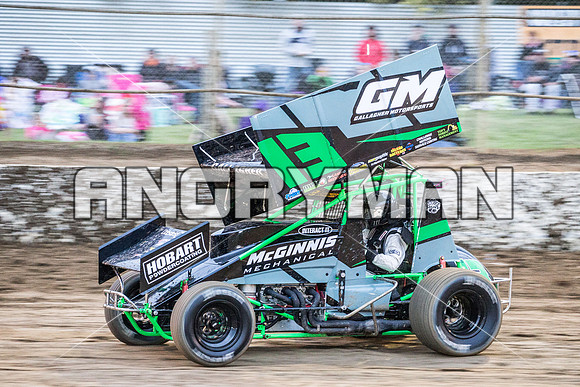sprintcar 13 T13 Chris Gallagher - 4 - Latrobe - 25th October 2014-6