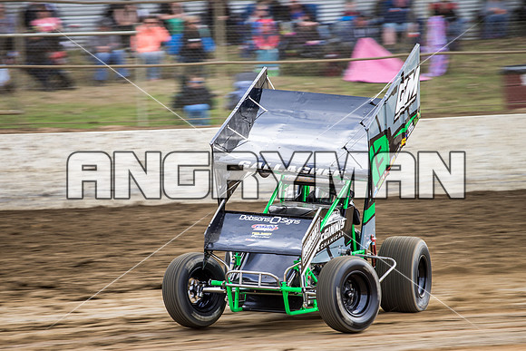 sprintcar 13 T13 Chris Gallagher - 9 - Latrobe - 6th December 2014-2