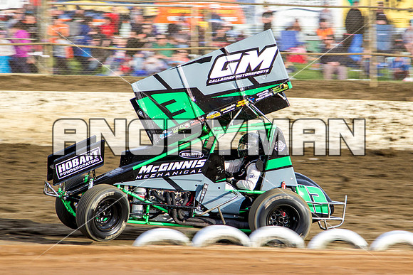 sprintcar 13 T13 Chris Gallagher - 9 - Latrobe - 6th December 2014-6