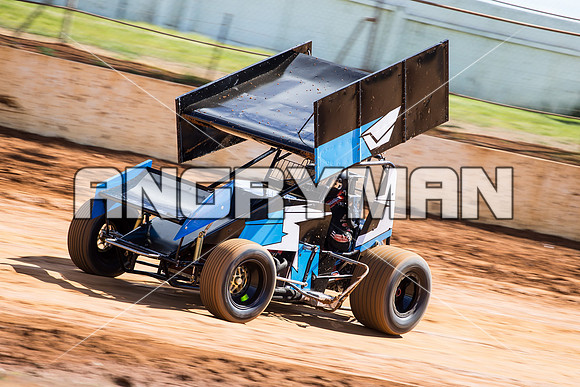 sprintcar 41 t41 damian robins - 1 - Carrick Practice Day - 20th Sep 2014-11