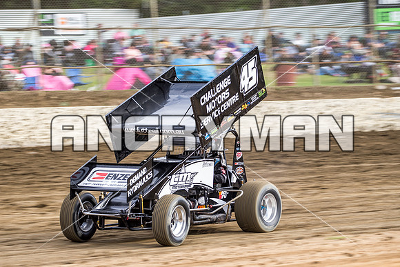 sprintcar 45 t45 Kurt Luttrell - 9 - Latrobe - 6th December 2014