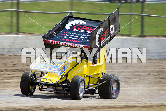 sprintcar 7 t7 tim hutchins - 2 - Latrobe Practice Day - 11th October 2014