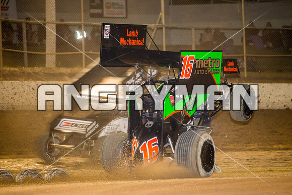 sprintcar 16 t16 Adam Alexander - 4 - Latrobe - 25th October 2014-10