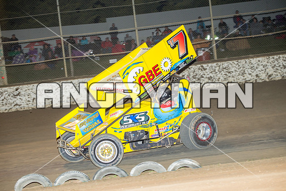 sprintcar 7 t7 tim hutchins - 4 - Latrobe - 25th October 2014-15