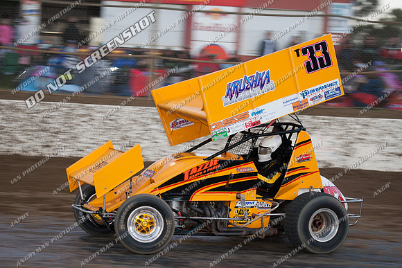 sprintcar 33 t33 jake krushka - 9 - Latrobe 4th December 2011 - Wyllie Tiles Fireworks-7