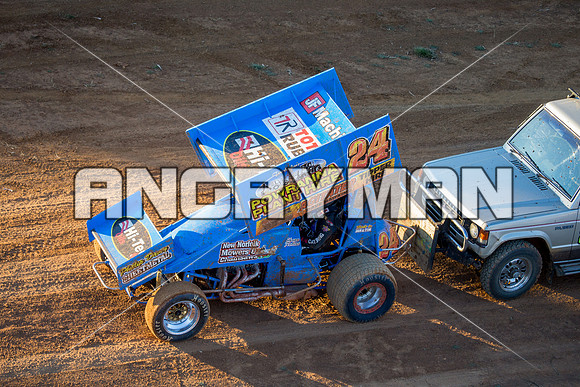 sprintcar 24 t24 brad whitchurch - 11 - Carrick Practice Session - 20th December 2014-19