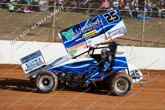 sprintcar 25 t25 anthony frost - Carrick Nov 6th