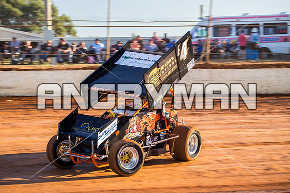Sprintcar 4 T4 - 25 - Carrick - 13th March 2016