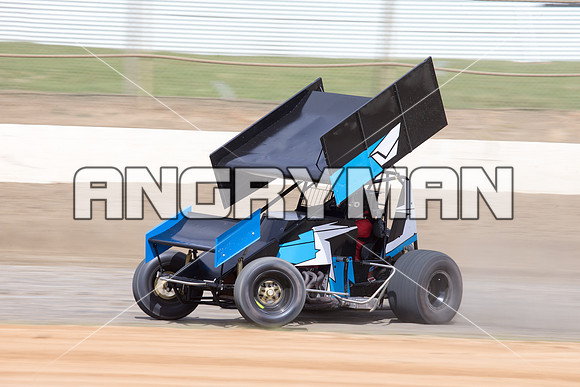sprintcar 41 t41 damian robins - 2 - Latrobe Practice Day - 11th October 2014-7