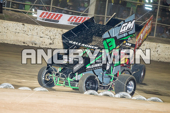 sprintcar 13 T13 Chris Gallagher - 9 - Latrobe - 6th December 2014-16