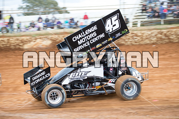 sprintcar 45 t45 Kurt Luttrell - 6 - Carrick - 8th Nov 2014-8