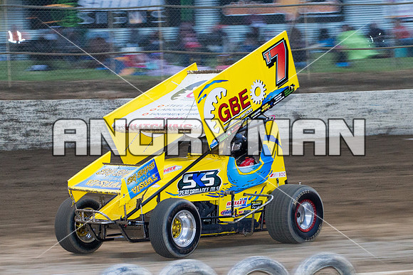 sprintcar 7 t7 tim hutchins - 4 - Latrobe - 25th October 2014-5