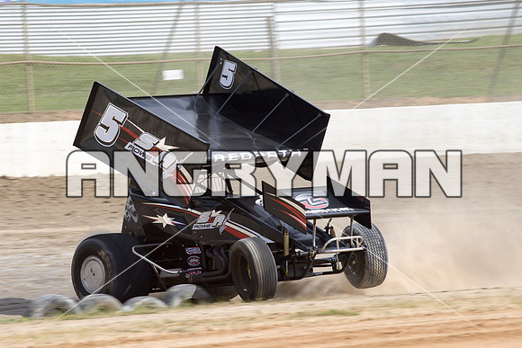 sprintcar 5 t5 adrian redpath - 2 - Latrobe Practice Day - 11th October 2014-12