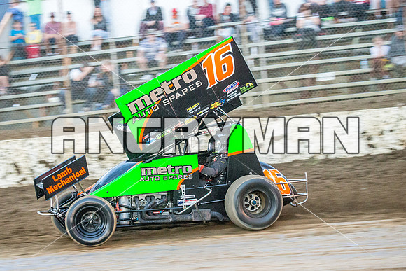sprintcar 16 t16 Adam Alexander - 7 - Hobart - 22nd Nov 2014-7