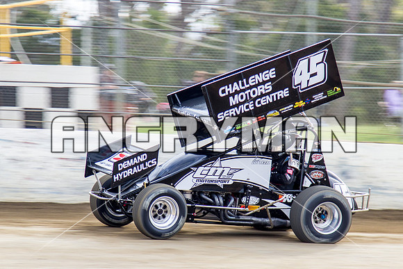 sprintcar 45 t45 Kurt Luttrell - 9 - Latrobe - 6th December 2014-5