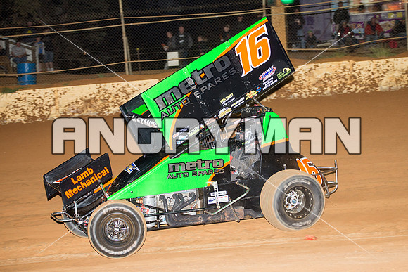 sprintcar 16 t16 Adam Alexander - 6 - Carrick - 8th Nov 2014-5
