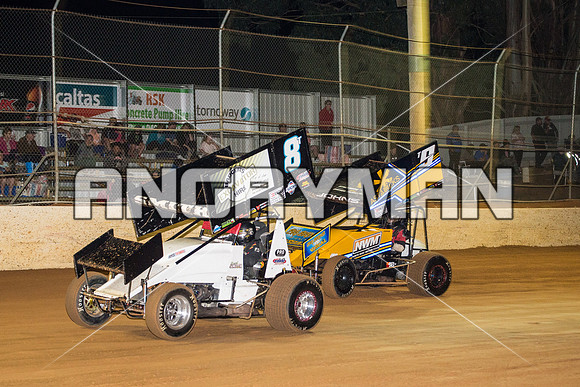 Sprintcar 8 T8 - 24 - Carrick - 12th March 2016-15