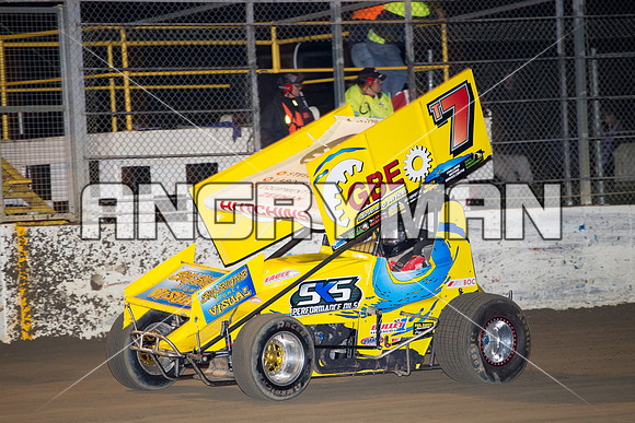 sprintcar 7 t7 tim hutchins - 4 - Latrobe - 25th October 2014-12