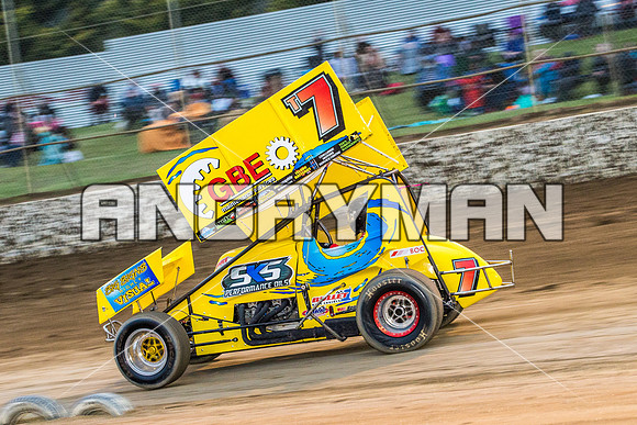 sprintcar 7 t7 tim hutchins - 4 - Latrobe - 25th October 2014-3
