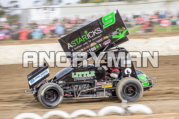 sprintcar 9 t9 chris johns - 9 - Latrobe - 6th December 2014-2