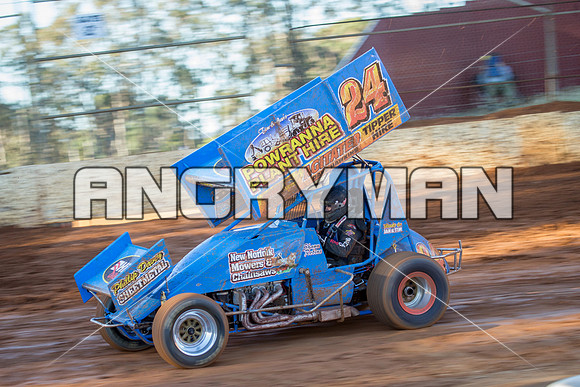 sprintcar 24 t24 brad whitchurch - 11 - Carrick Practice Session - 20th December 2014-13