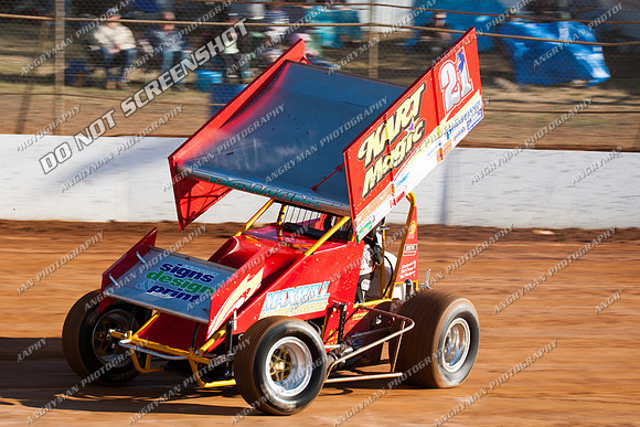 sprintcar 21 t21 robin dawkins - Carrick Nov 6th