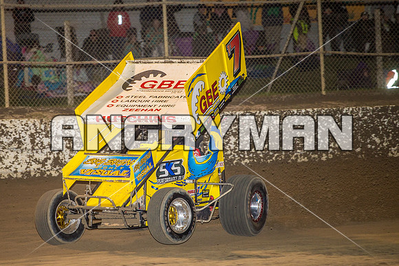 sprintcar 7 t7 tim hutchins - 4 - Latrobe - 25th October 2014-14