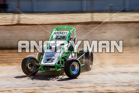 Wingless 5 S5 Joel Chadwick - 21 - Carrick - Wingless Sprint Aus Title Practice - 23rd Feb 2017-6