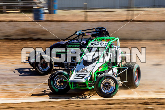 Wingless 5 S5 Joel Chadwick - 21 - Carrick - Wingless Sprint Aus Title Practice - 23rd Feb 2017-7