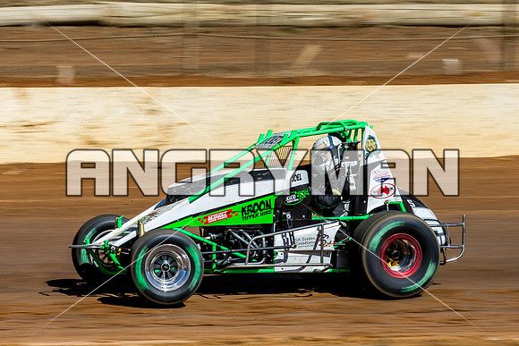 Wingless 5 S5 Joel Chadwick - 21 - Carrick - Wingless Sprint Aus Title Practice - 23rd Feb 2017-10