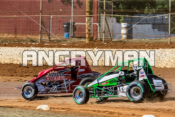 Wingless 5 S5 Joel Chadwick - 21 - Carrick - Wingless Sprint Aus Title Practice - 23rd Feb 2017-13
