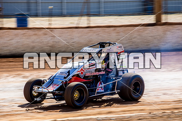 wingless 5 T5 - 21 - Carrick - Wingless Sprint Aus Title Practice - 23rd Feb 2017
