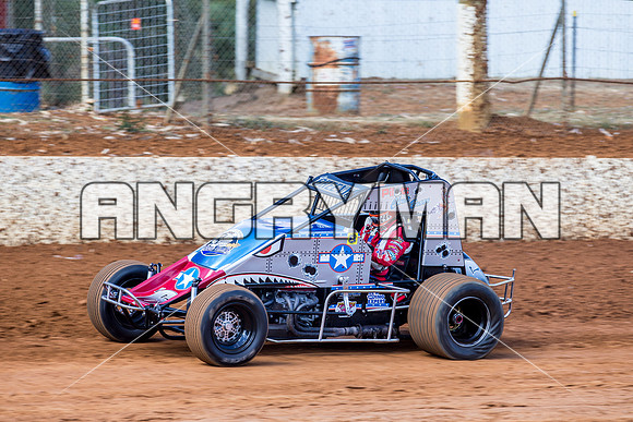 Wingless 6 T6 - 21 - Carrick - Wingless Sprint Aus Title Practice - 23rd Feb 2017
