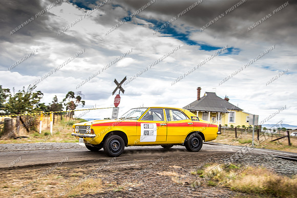 46 - Damian Dransfield - Ford Cortina - Ross Hill Climb - 12th March 2017-22