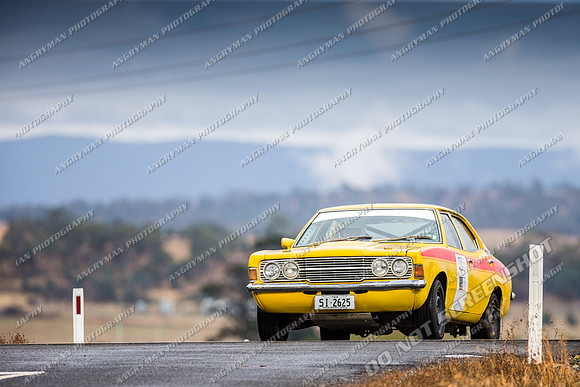 46 - Damian Dransfield - Ford Cortina - Ross Hill Climb - 12th March 2017