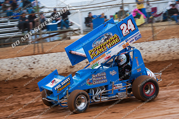 sprintcar 24 t24 shaun robins - 15 - USA v TAS Friday