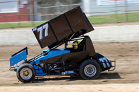 sprintcar 77 t77 shaun dobson - 2 - Latrobe Practice 13th Oct 2012-4