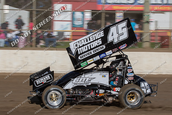 sprintcar 45 t45 kurt luttrell - 4 - Latrobe 27th Oct 2012