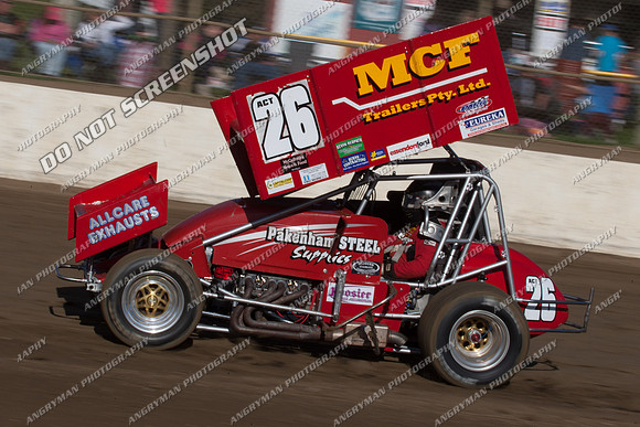 sprintcar 26 act26 tony moule - 4 - Latrobe 27th Oct 2012