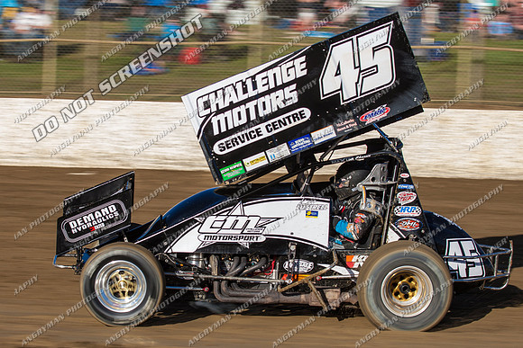 sprintcar 45 t45 kurt luttrell - 7 - Latrobe 17th Nov 2012-2
